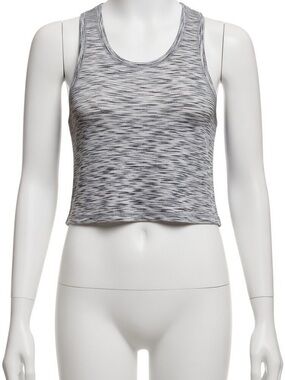 lululemon athletica Squad Goals Tank in a black and white space dye pattern sz 8